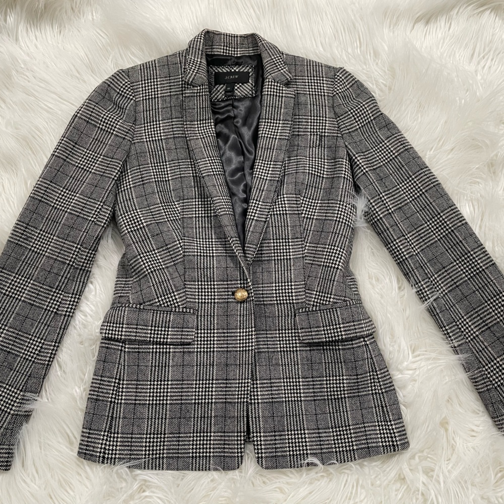 J.Crew houndstooth blazer - Picture 1 of 3
